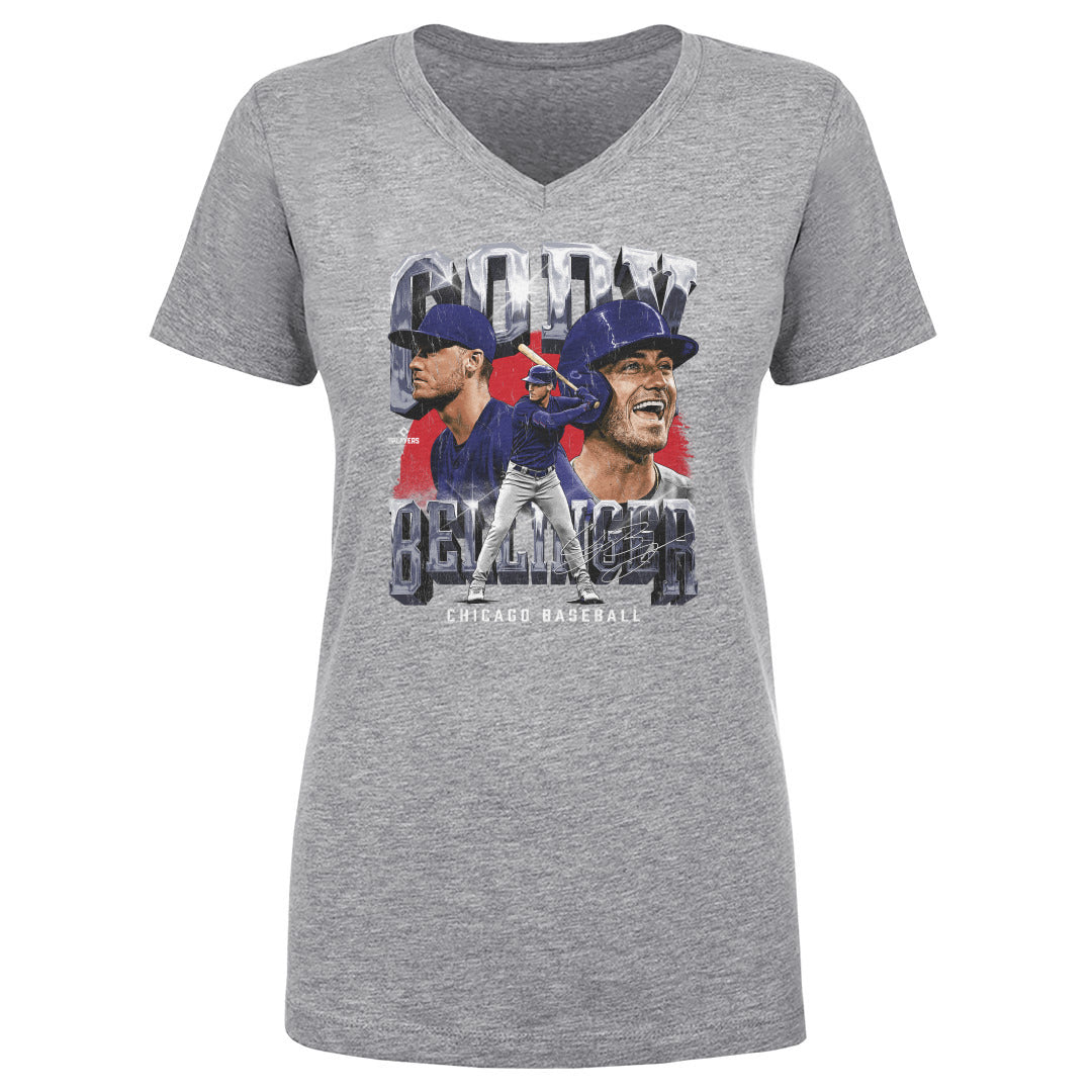 Cody Bellinger Women&#39;s V-Neck T-Shirt | 500 LEVEL