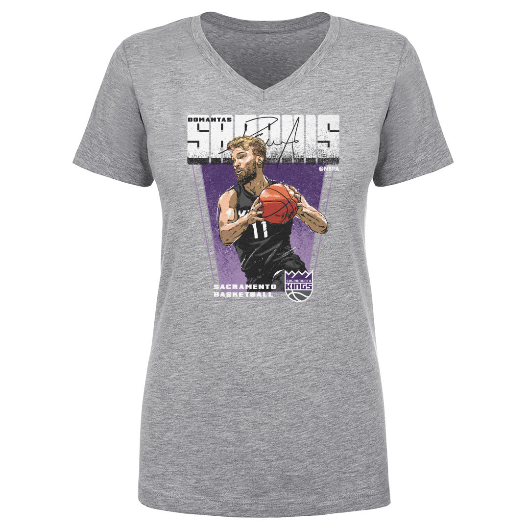 Domantas Sabonis Women&#39;s V-Neck T-Shirt | 500 LEVEL