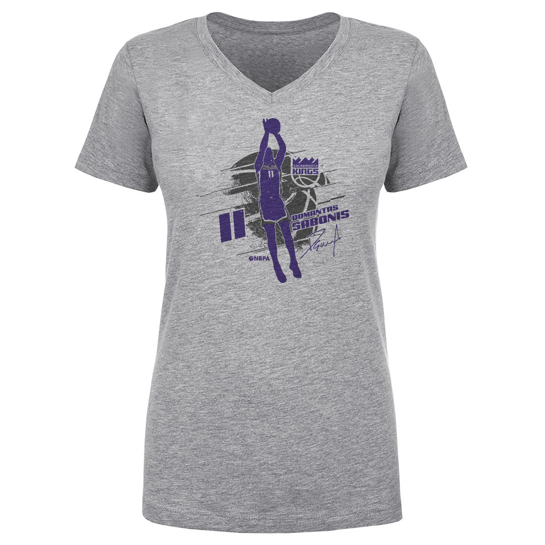 Domantas Sabonis Women&#39;s V-Neck T-Shirt | 500 LEVEL