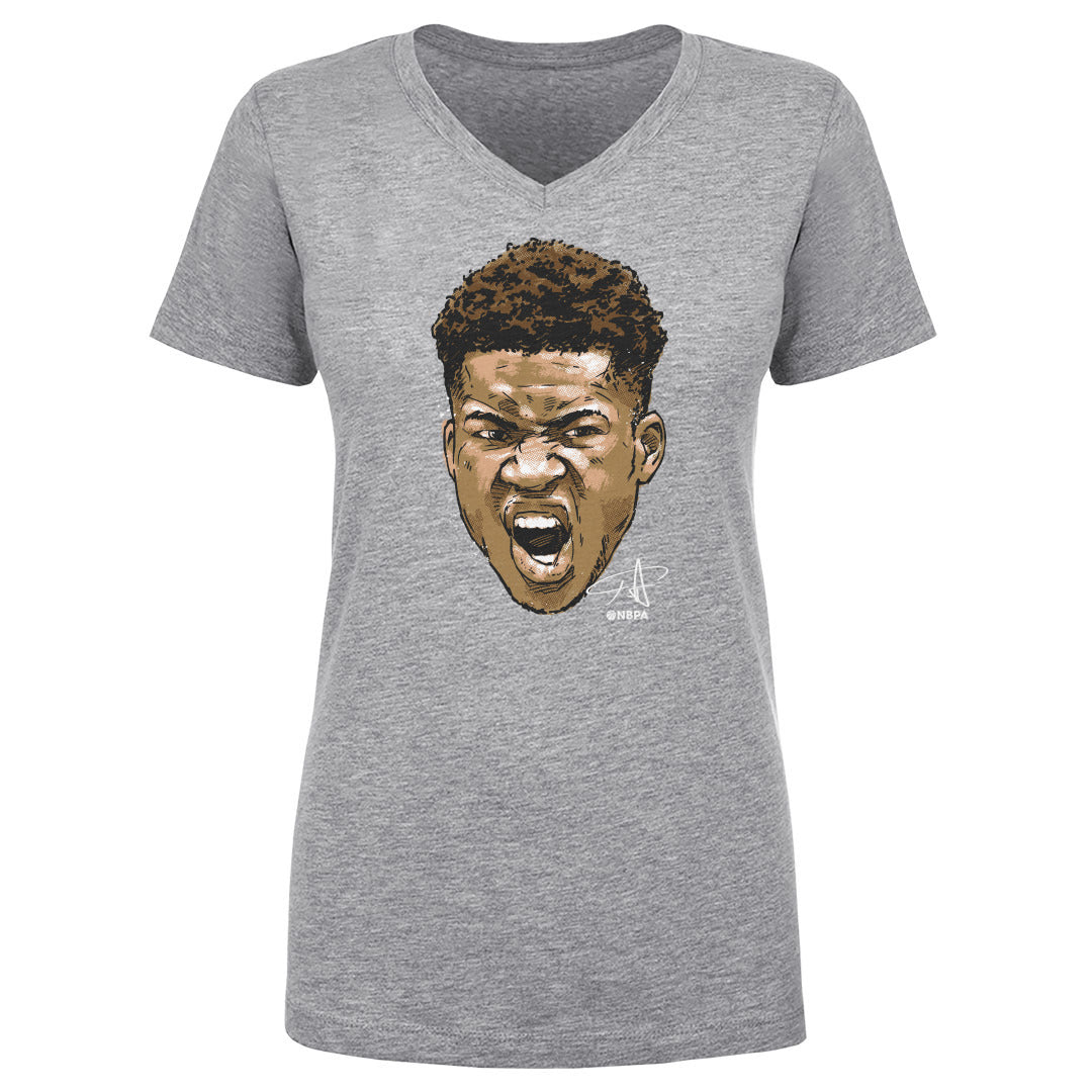 Giannis Antetokounmpo Women&#39;s V-Neck T-Shirt | 500 LEVEL