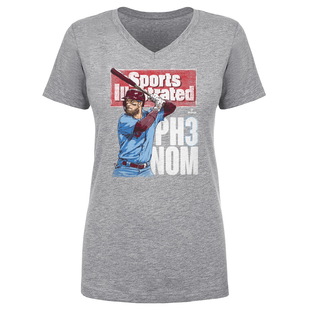 Bryce Harper Women&#39;s V-Neck T-Shirt | 500 LEVEL