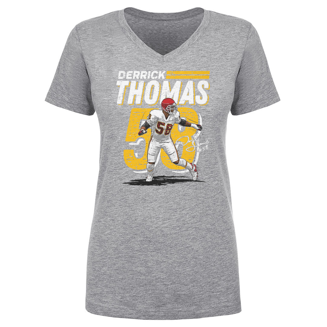 Derrick Thomas Women&#39;s V-Neck T-Shirt | 500 LEVEL