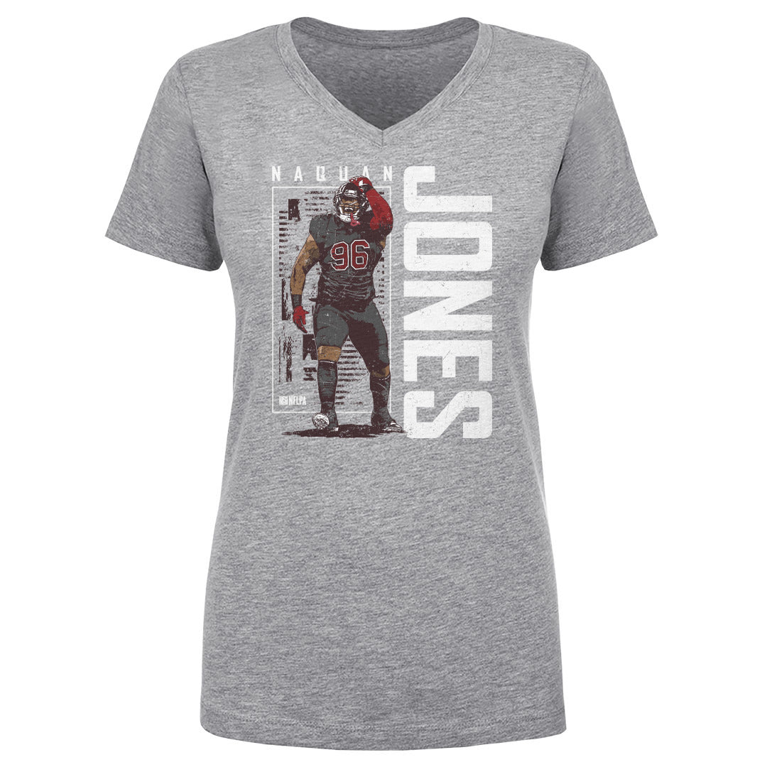 Naquan Jones Women&#39;s V-Neck T-Shirt | 500 LEVEL