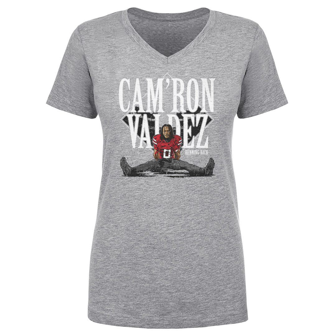 Cam&#39;Ron Valdez Women&#39;s V-Neck T-Shirt | 500 LEVEL