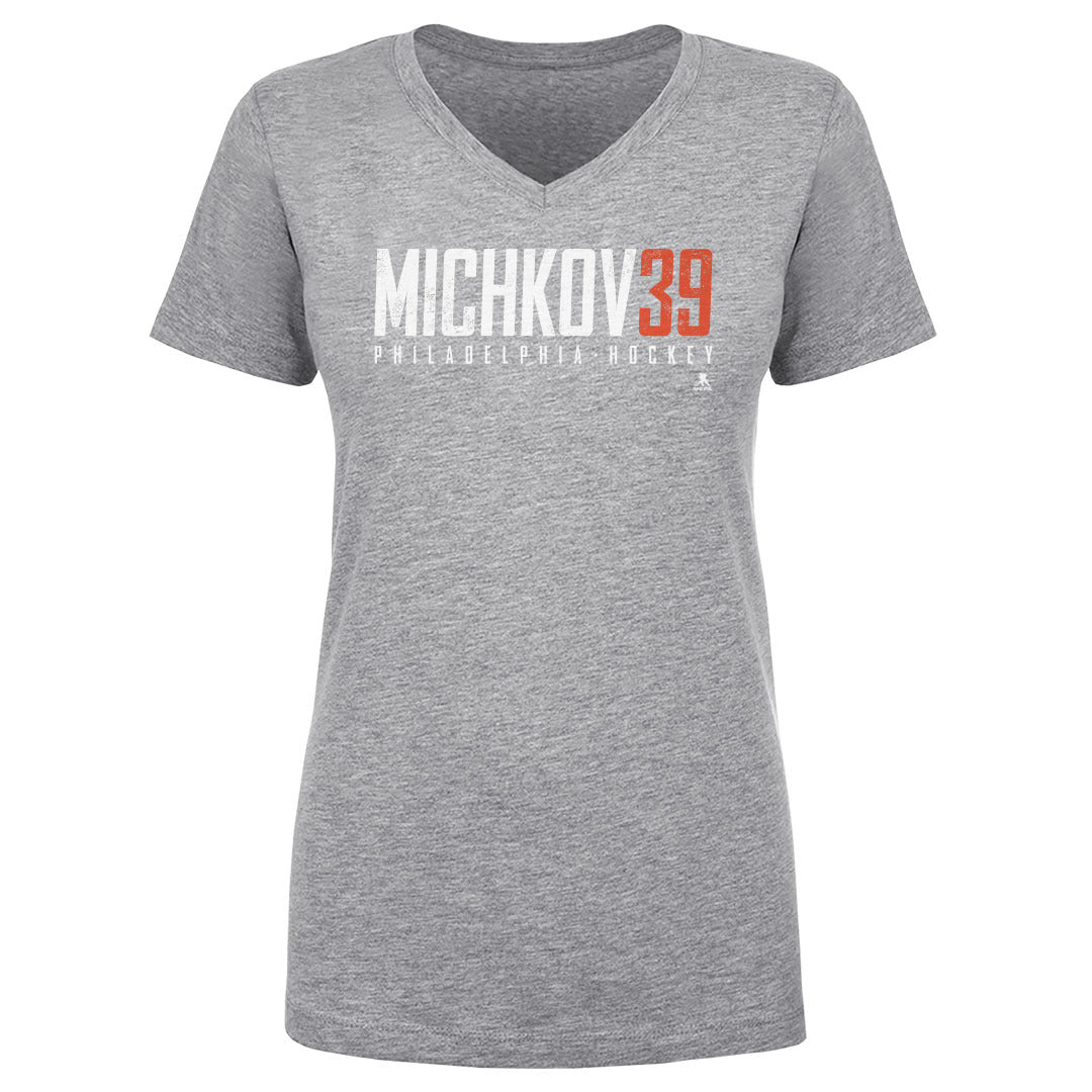 Matvei Michkov Women&#39;s V-Neck T-Shirt | 500 LEVEL