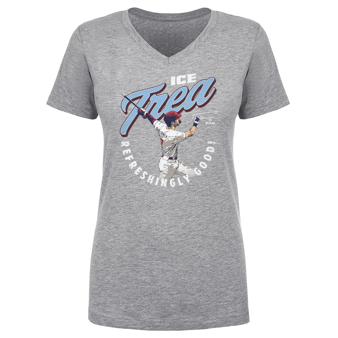 Trea Turner Women&#39;s V-Neck T-Shirt | 500 LEVEL