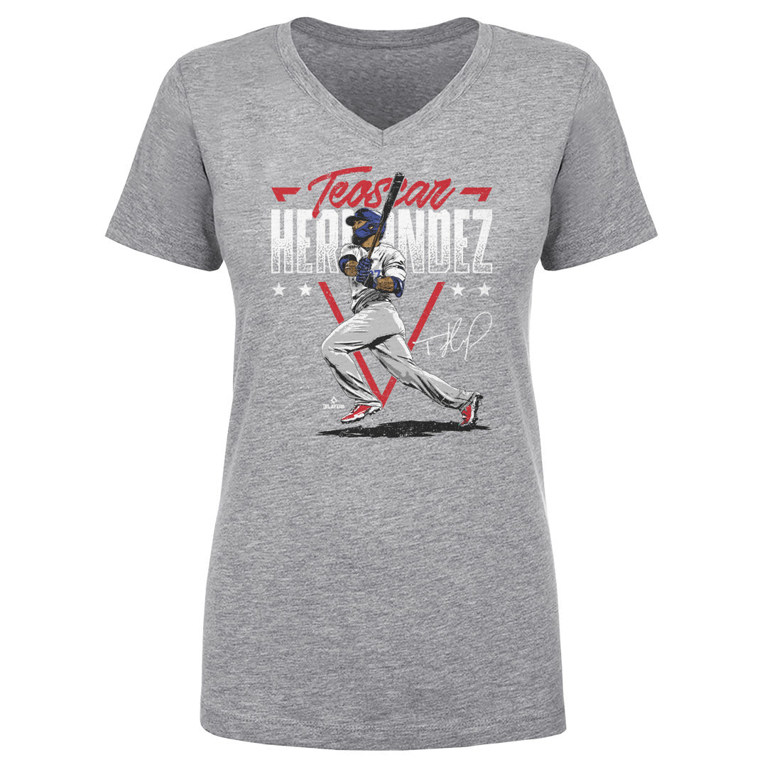 Teoscar Hernandez Women&#39;s V-Neck T-Shirt | 500 LEVEL