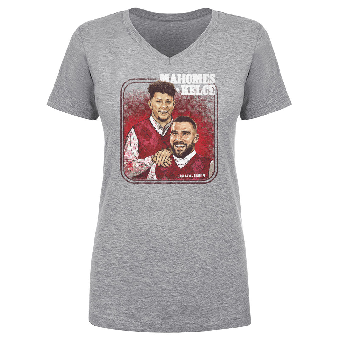 Patrick Mahomes Women&#39;s V-Neck T-Shirt | 500 LEVEL