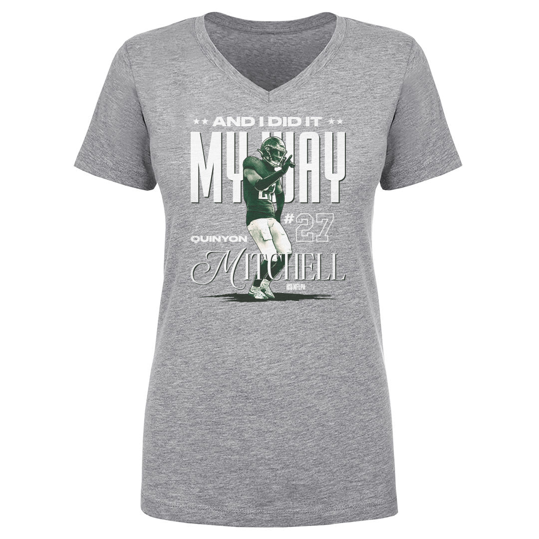 Quinyon Mitchell Women&#39;s V-Neck T-Shirt | 500 LEVEL