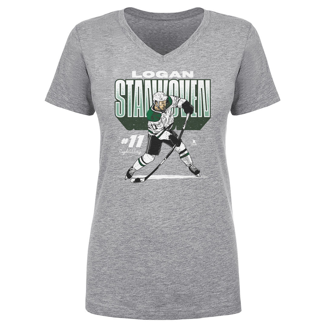 Logan Stankoven Women&#39;s V-Neck T-Shirt | 500 LEVEL