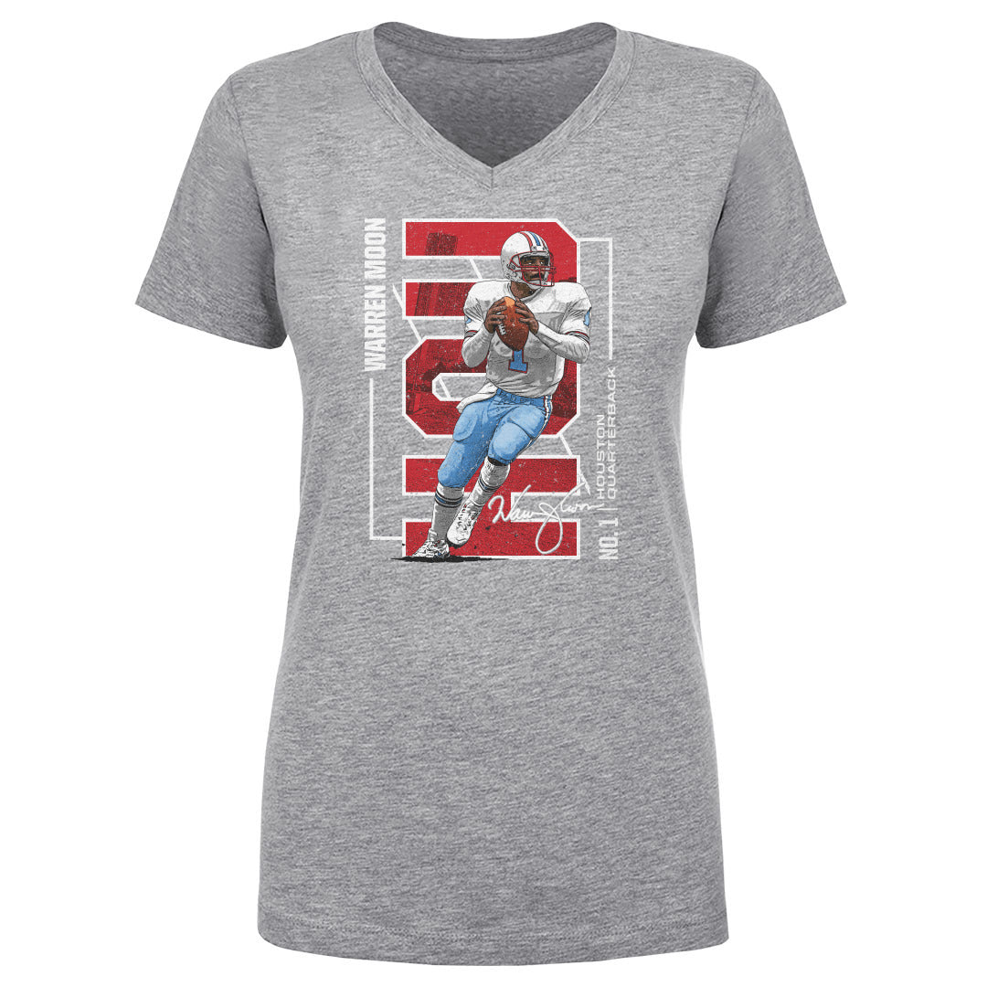 Warren Moon Women&#39;s V-Neck T-Shirt | 500 LEVEL