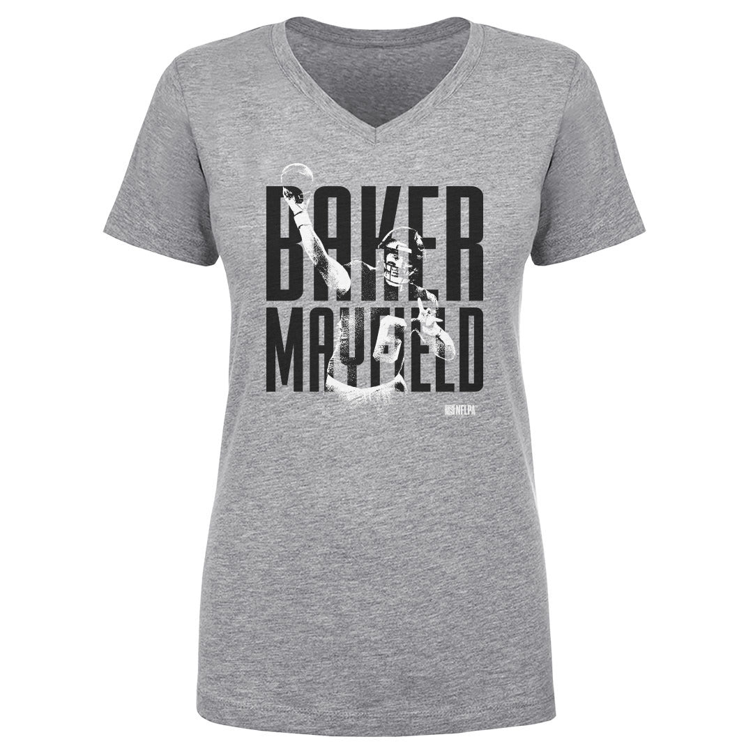 Baker Mayfield Women&#39;s V-Neck T-Shirt | 500 LEVEL