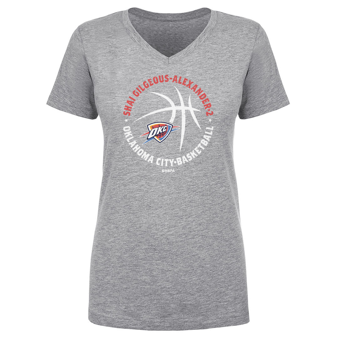 Shai Gilgeous-Alexander Women&#39;s V-Neck T-Shirt | 500 LEVEL