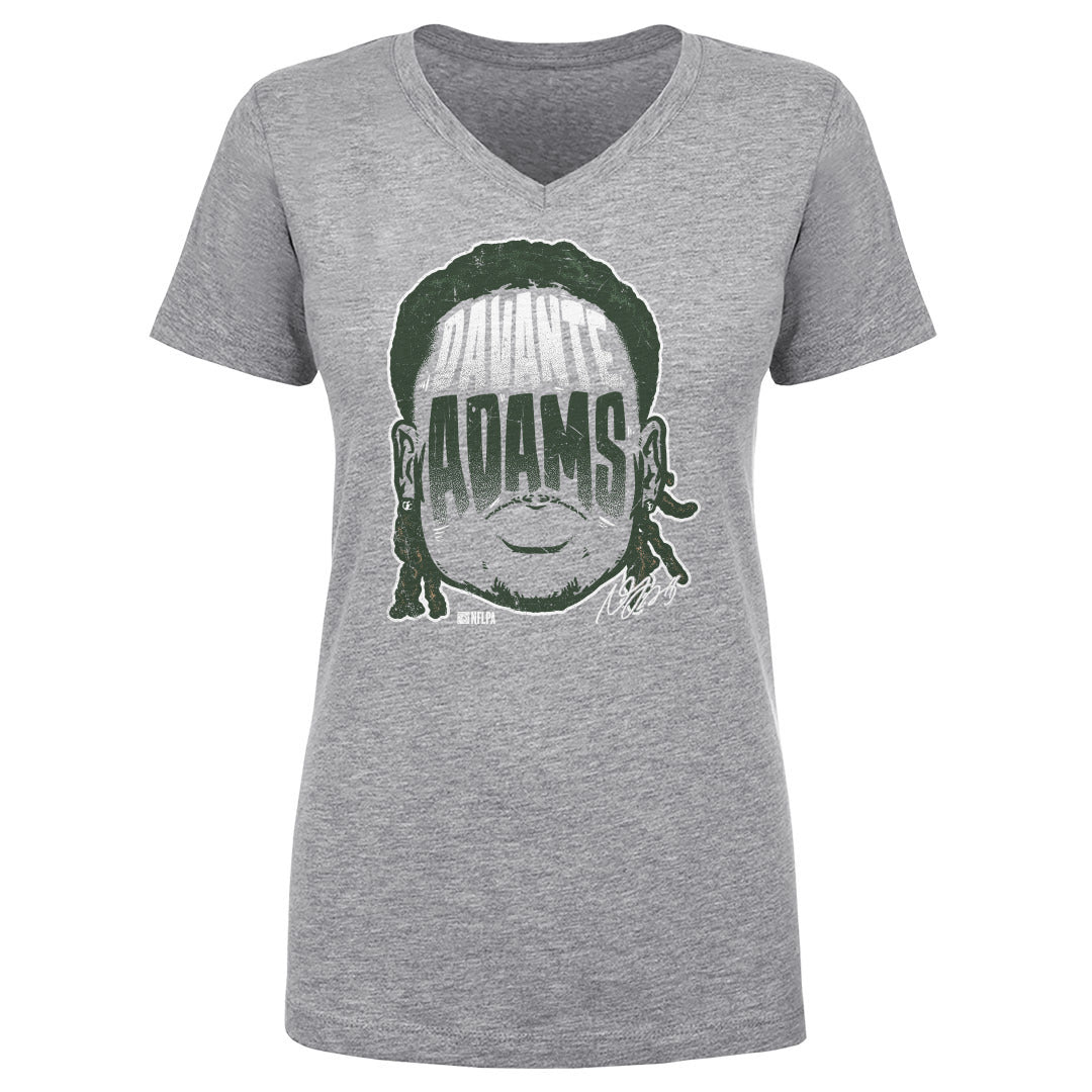 Davante Adams Women&#39;s V-Neck T-Shirt | 500 LEVEL