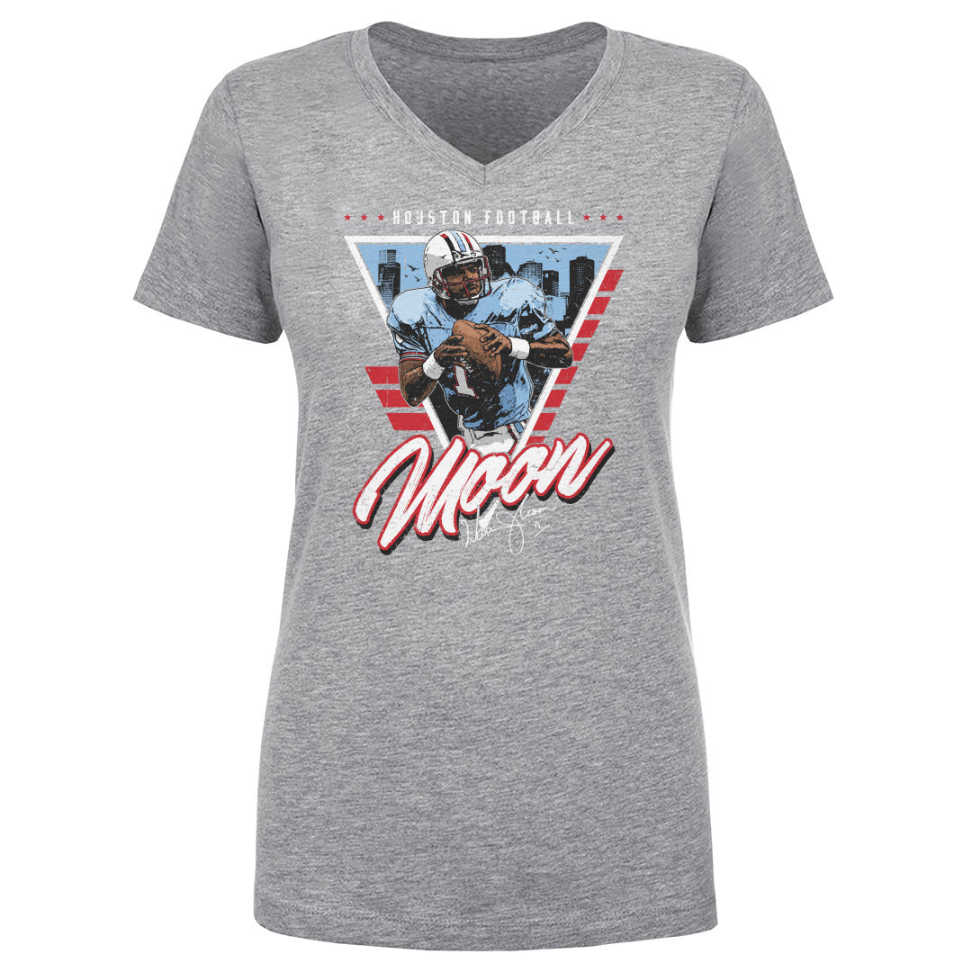 Warren Moon Women&#39;s V-Neck T-Shirt | 500 LEVEL