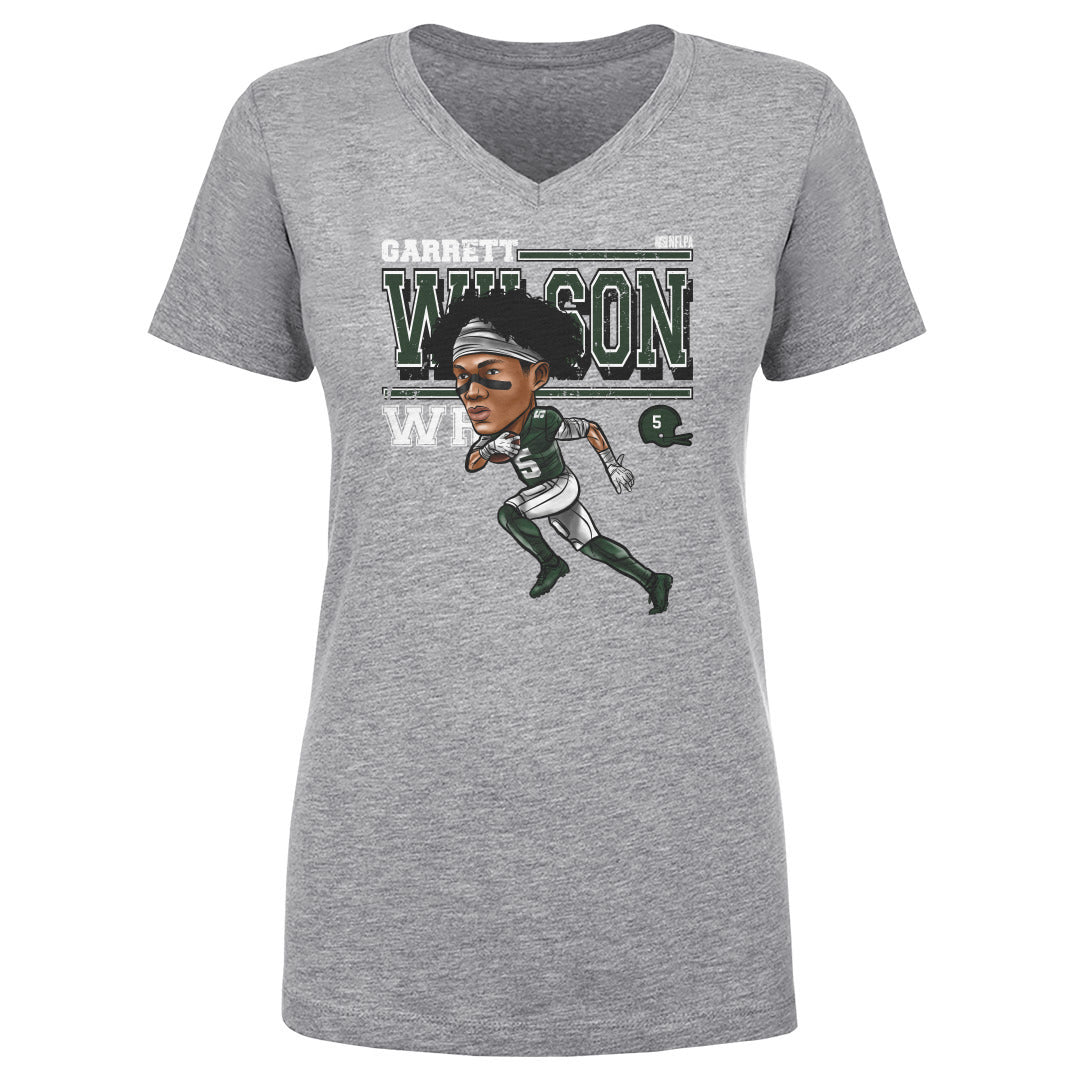 Garrett Wilson Women&#39;s V-Neck T-Shirt | 500 LEVEL