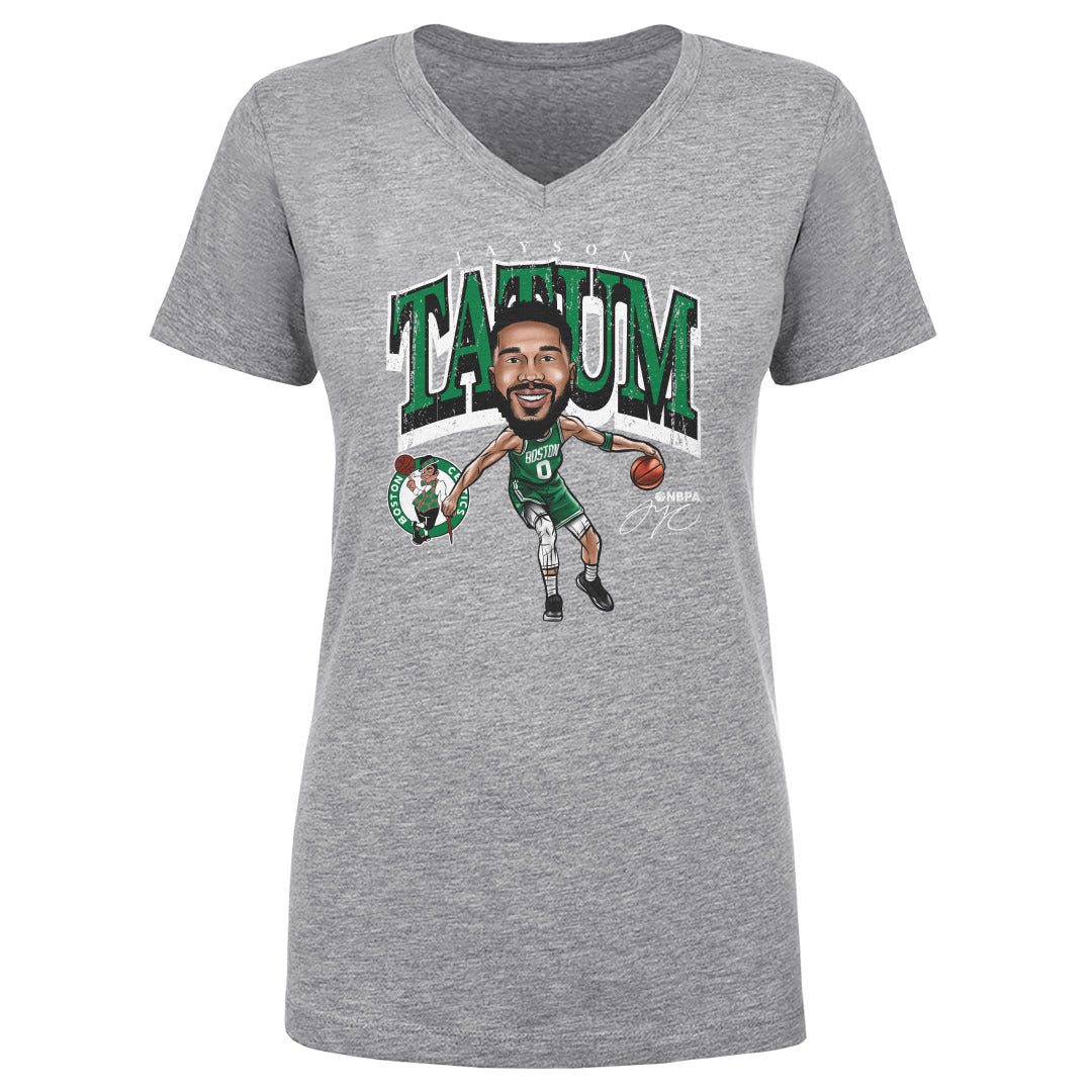 Jayson Tatum Women&#39;s V-Neck T-Shirt | 500 LEVEL