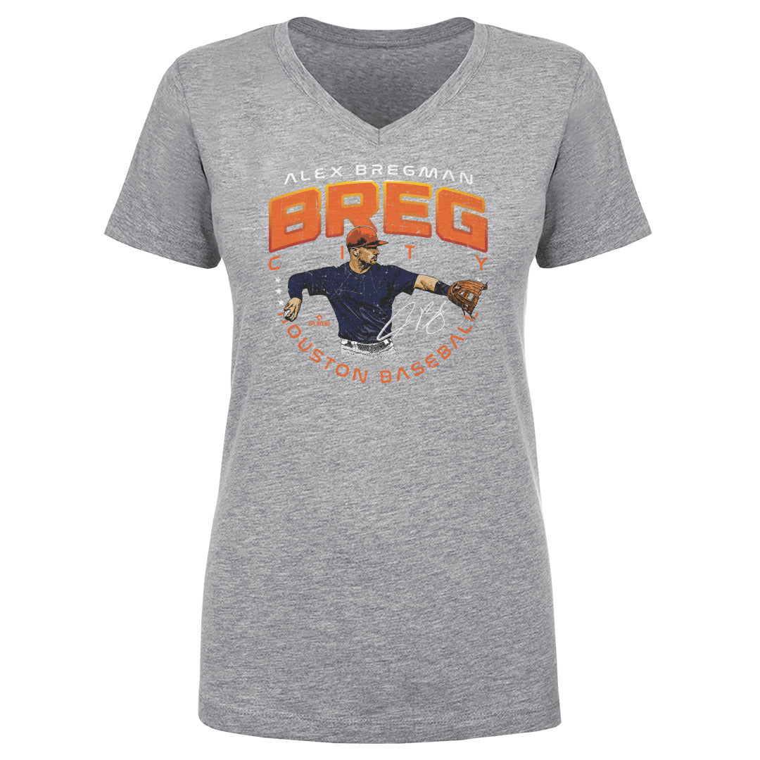 Alex Bregman Women&#39;s V-Neck T-Shirt | 500 LEVEL