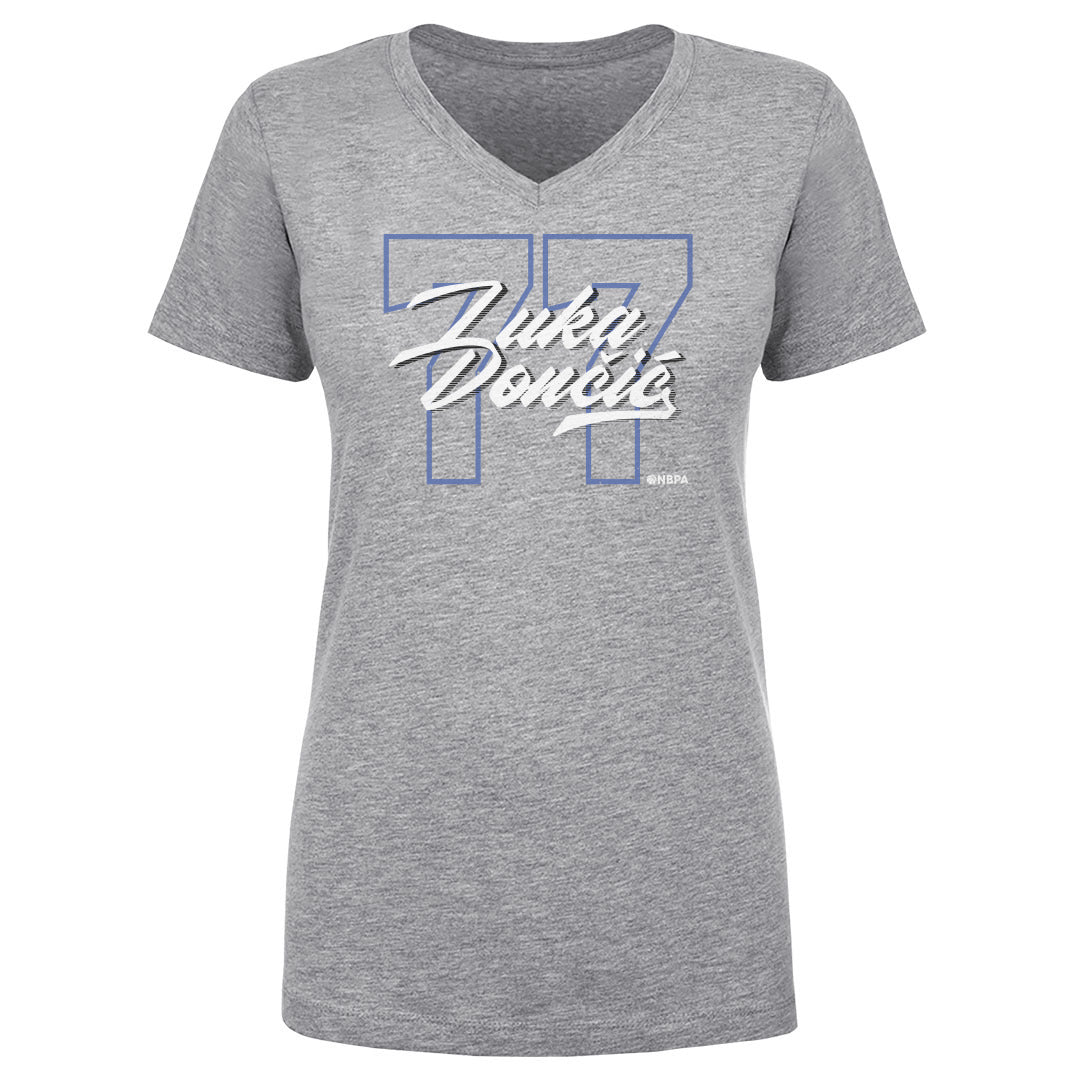 Luka Doncic Women&#39;s V-Neck T-Shirt | 500 LEVEL