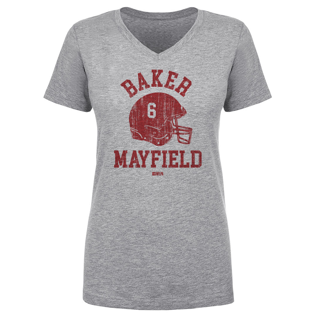 Baker Mayfield Women&#39;s V-Neck T-Shirt | 500 LEVEL