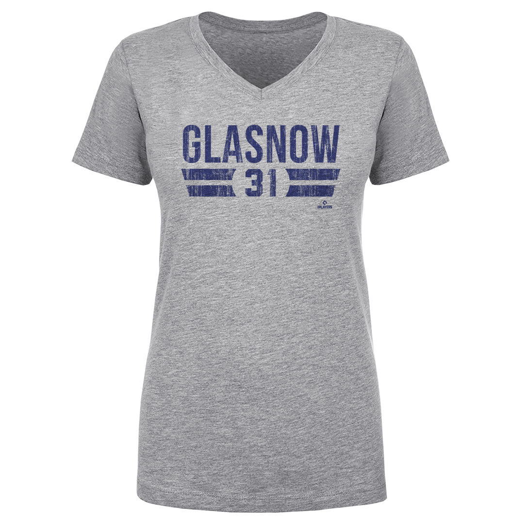 Tyler Glasnow Women&#39;s V-Neck T-Shirt | 500 LEVEL