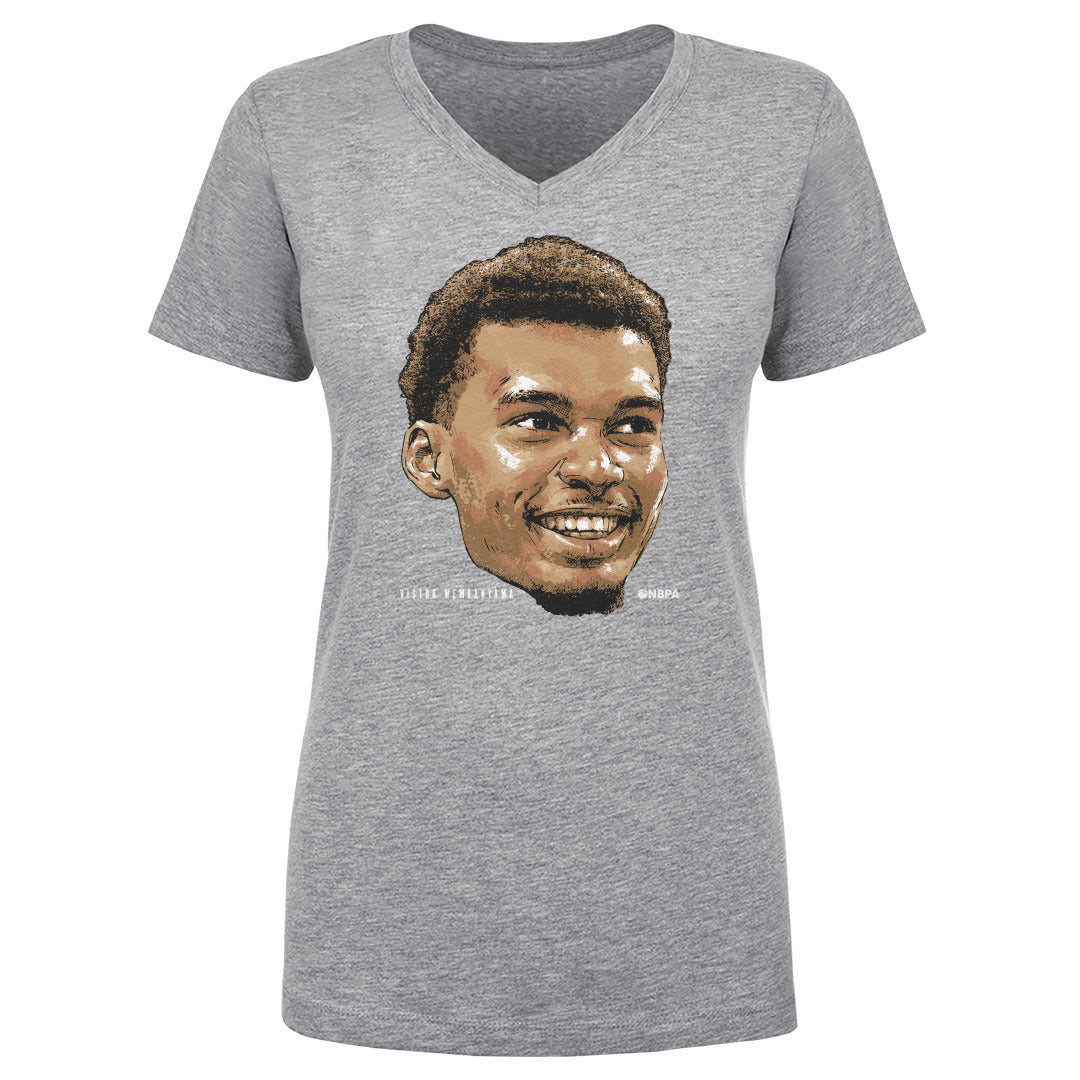 Victor Wembanyama Women&#39;s V-Neck T-Shirt | 500 LEVEL