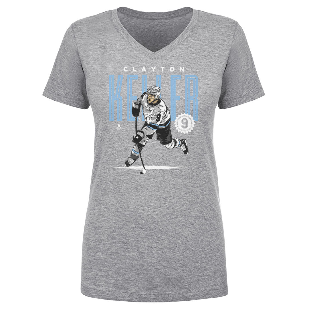 Clayton Keller Women&#39;s V-Neck T-Shirt | 500 LEVEL