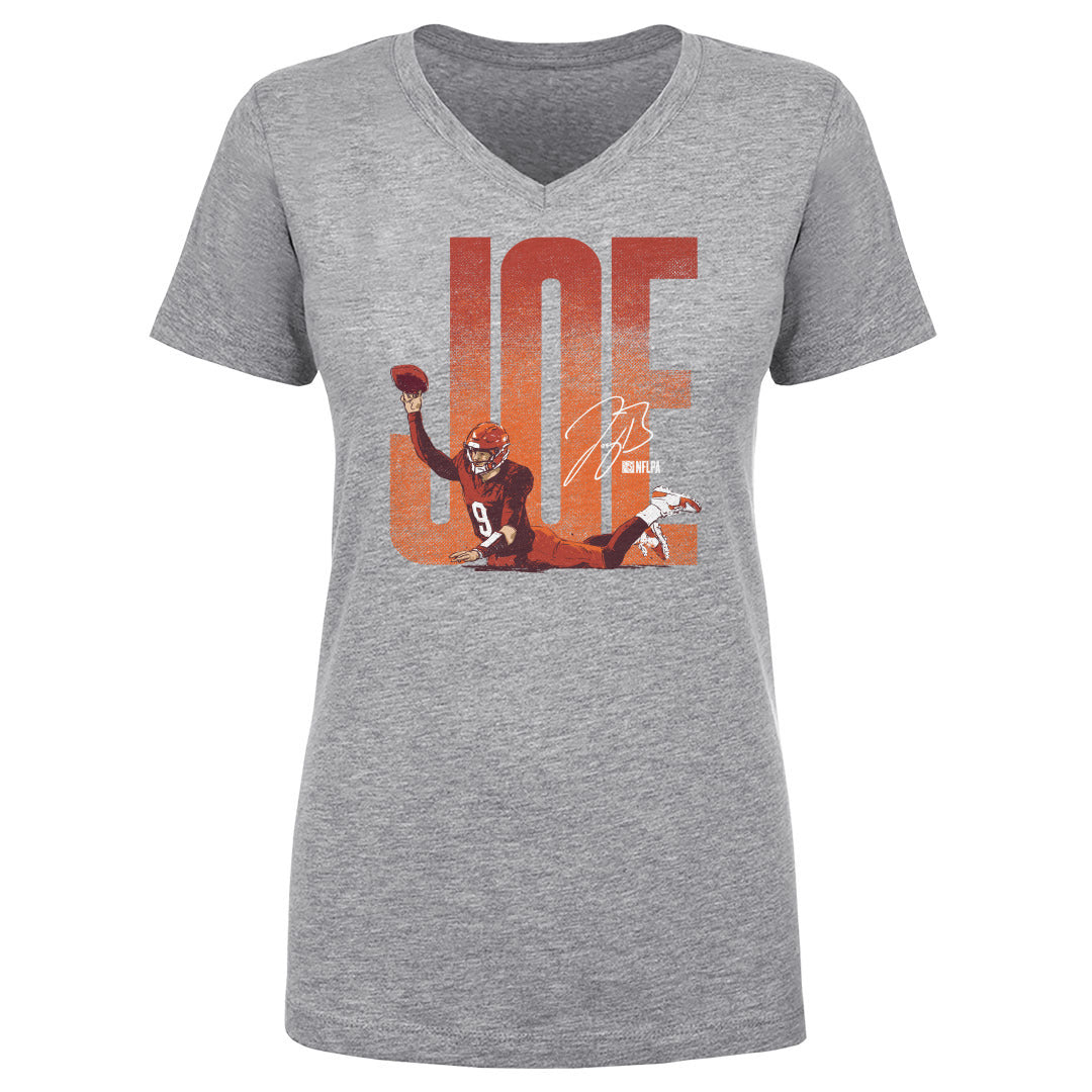 Joe Burrow Women&#39;s V-Neck T-Shirt | 500 LEVEL