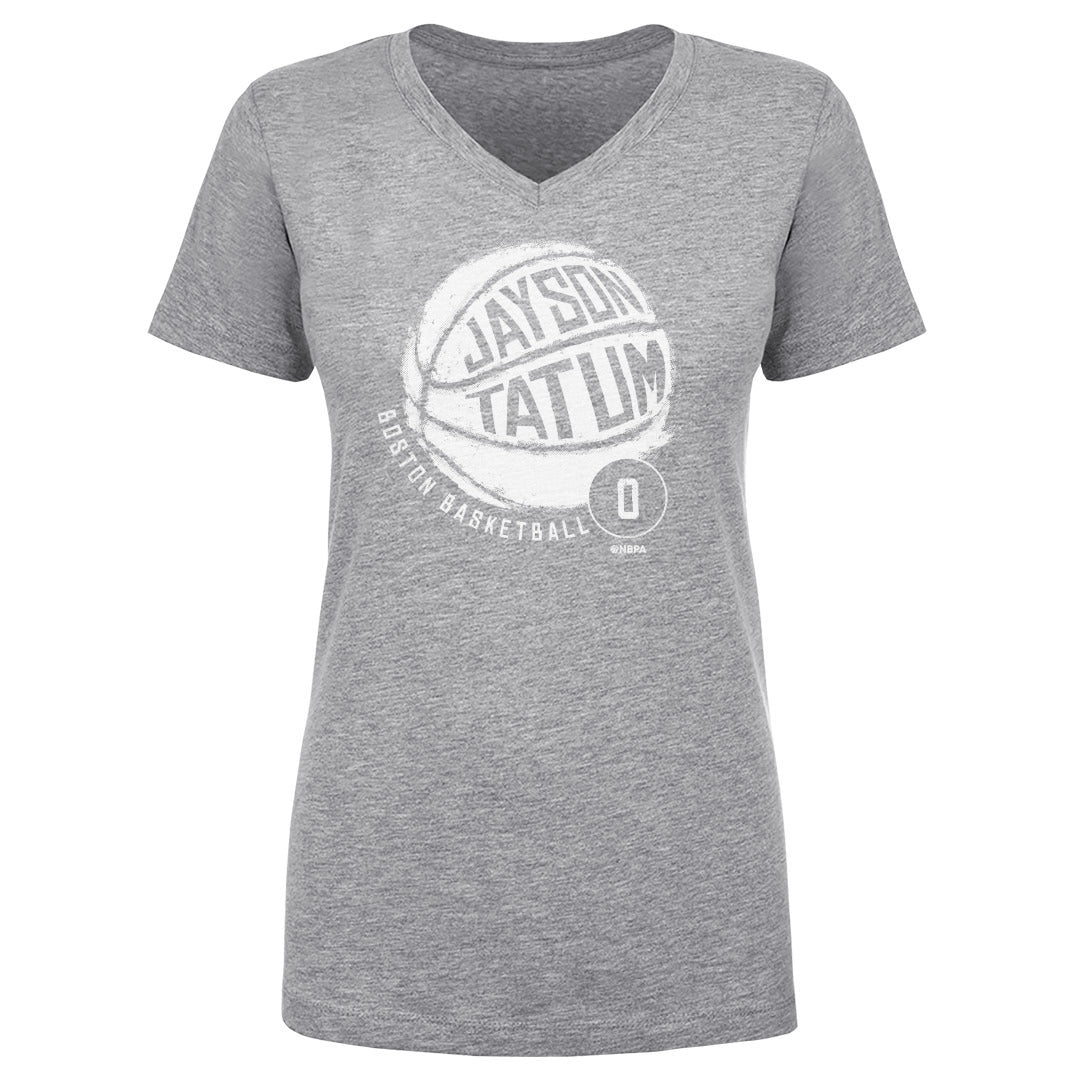 Jayson Tatum Women&#39;s V-Neck T-Shirt | 500 LEVEL