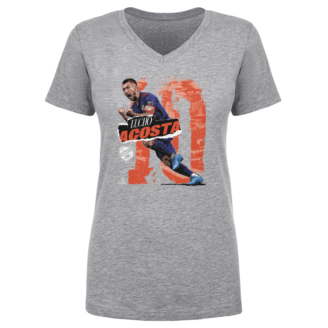 Luciano Acosta Women&#39;s V-Neck T-Shirt | 500 LEVEL