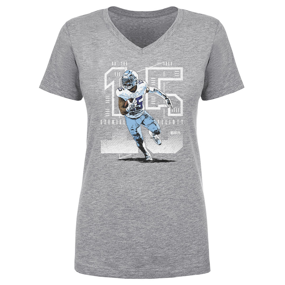 Ezekiel Elliott Women&#39;s V-Neck T-Shirt | 500 LEVEL