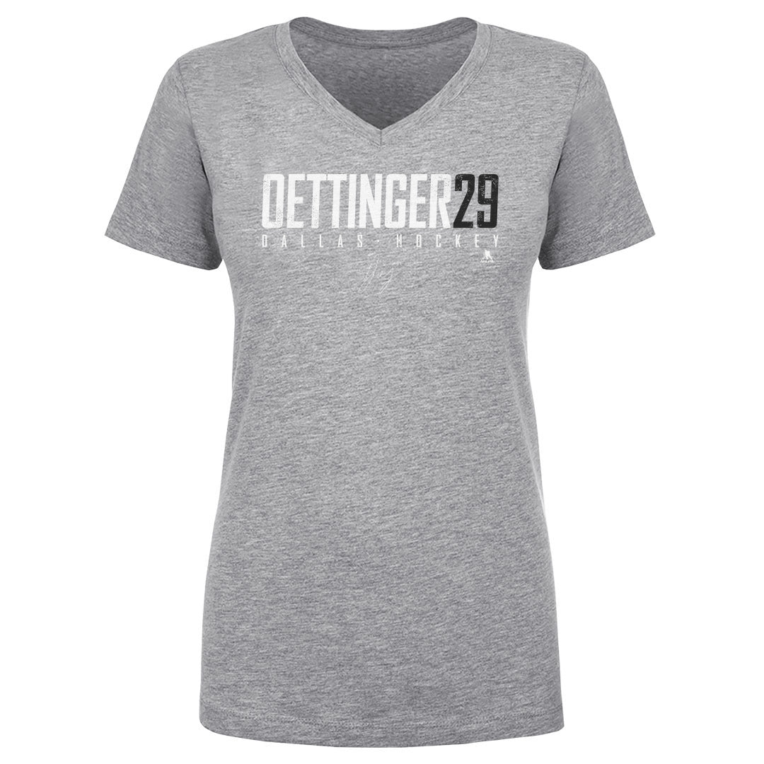 Jake Oettinger Women&#39;s V-Neck T-Shirt | 500 LEVEL