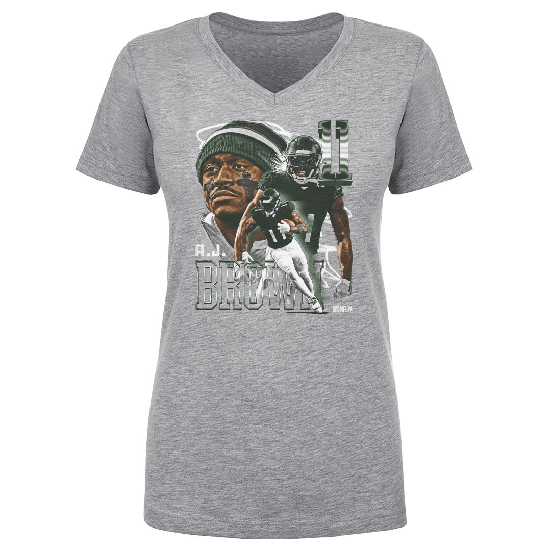 A.J. Brown Women&#39;s V-Neck T-Shirt | 500 LEVEL