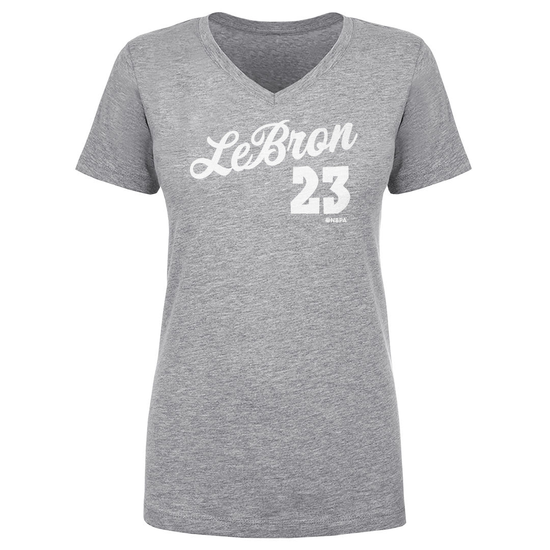 LeBron James Women&#39;s V-Neck T-Shirt | 500 LEVEL