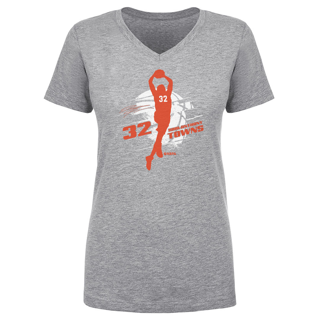 Karl-Anthony Towns Women&#39;s V-Neck T-Shirt | 500 LEVEL