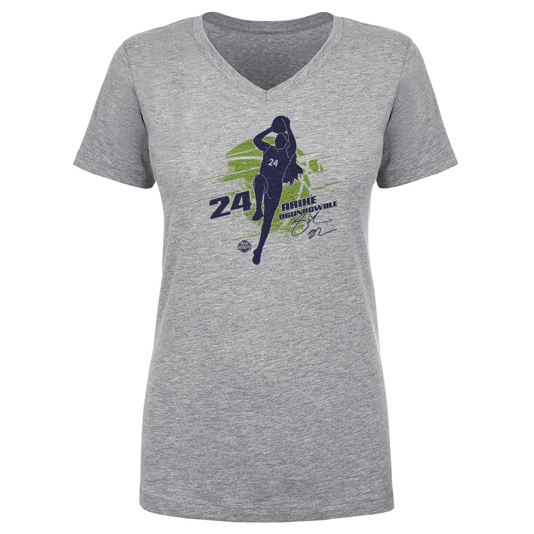 Arike Ogunbowale Women&#39;s V-Neck T-Shirt | 500 LEVEL