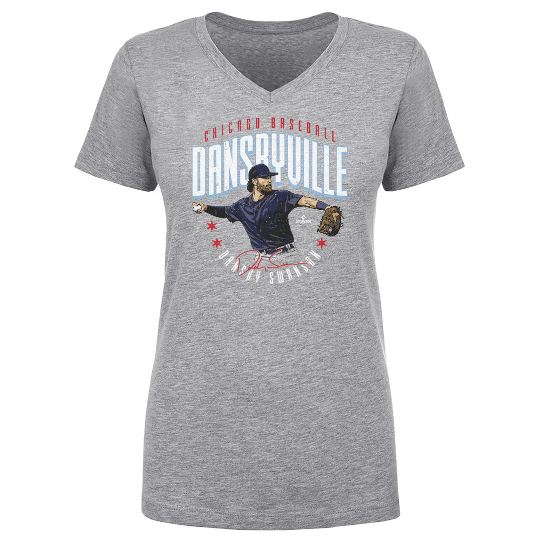 Dansby Swanson Women&#39;s V-Neck T-Shirt | 500 LEVEL