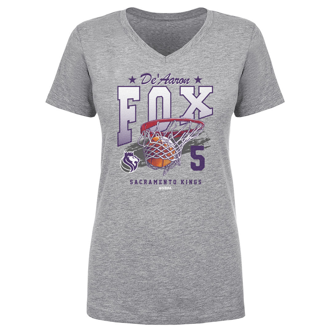 De&#39;Aaron Fox Women&#39;s V-Neck T-Shirt | 500 LEVEL