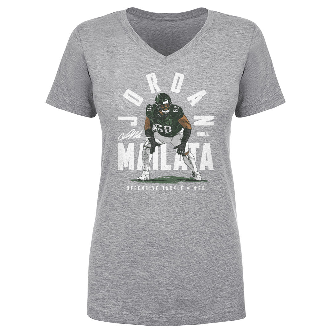 Jordan Mailata Women&#39;s V-Neck T-Shirt | 500 LEVEL