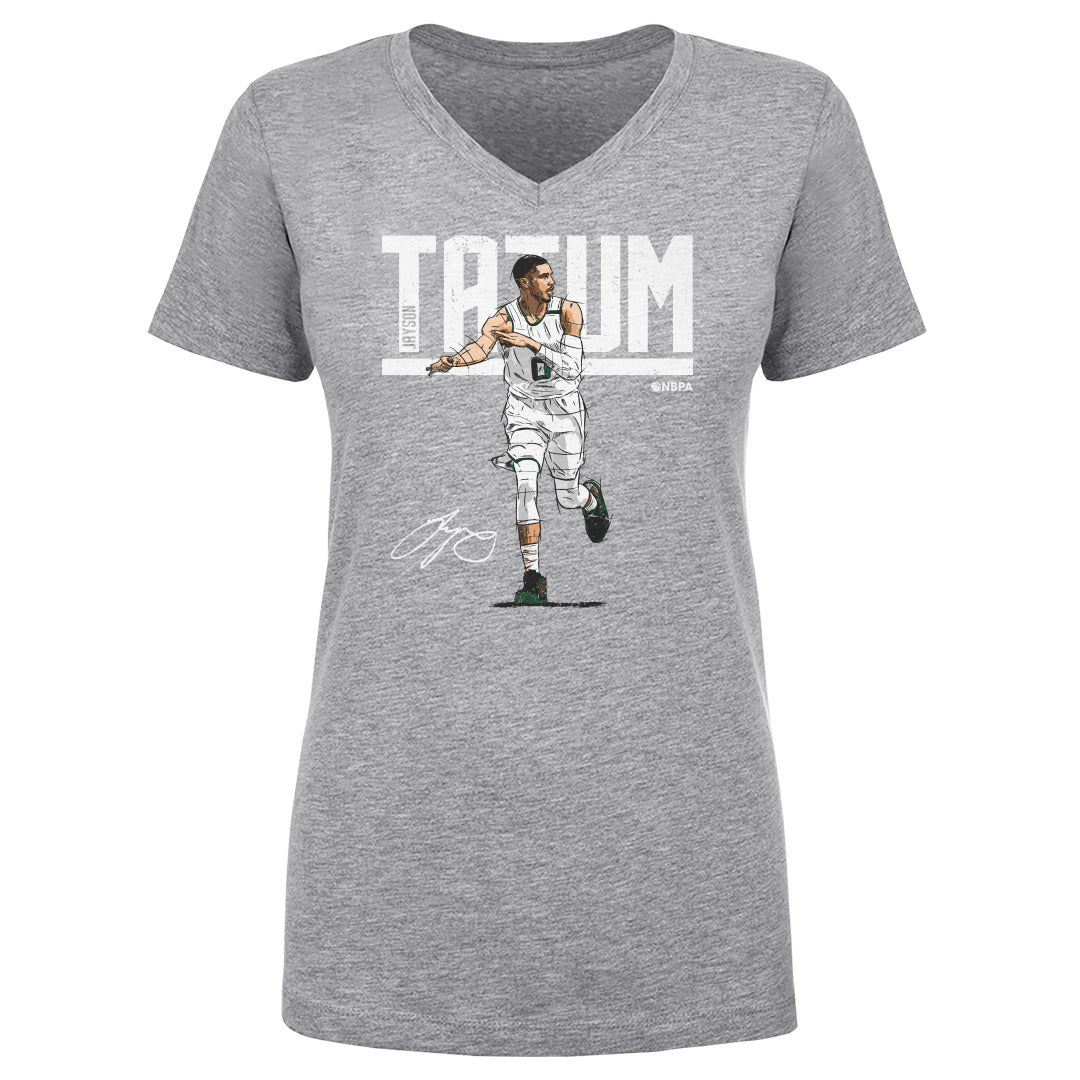 Jayson Tatum Women&#39;s V-Neck T-Shirt | 500 LEVEL