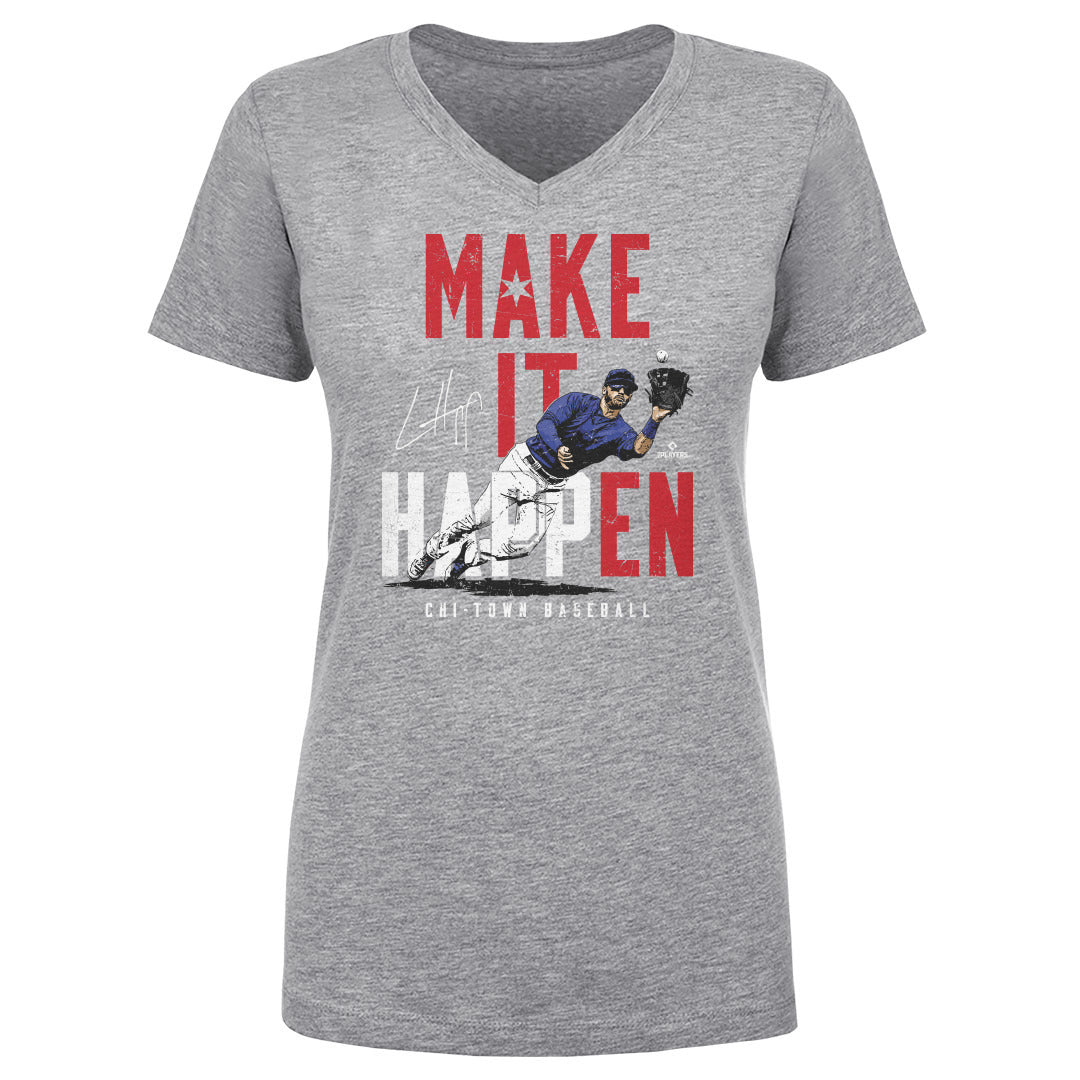 Ian Happ Women&#39;s V-Neck T-Shirt | 500 LEVEL