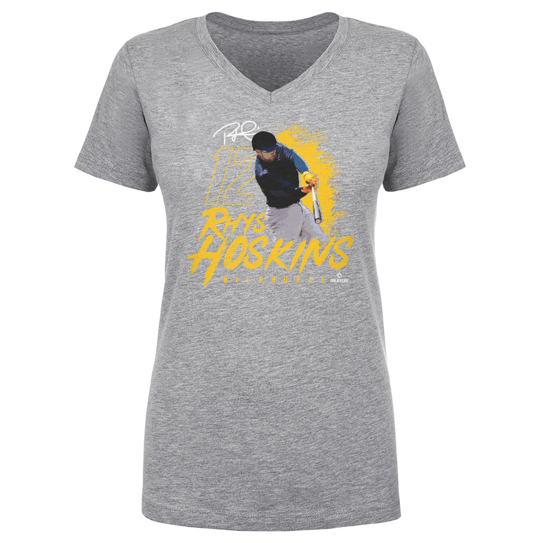 Rhys Hoskins Women&#39;s V-Neck T-Shirt | 500 LEVEL