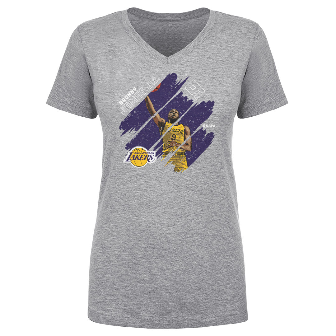 Bronny James Jr. Women&#39;s V-Neck T-Shirt | 500 LEVEL