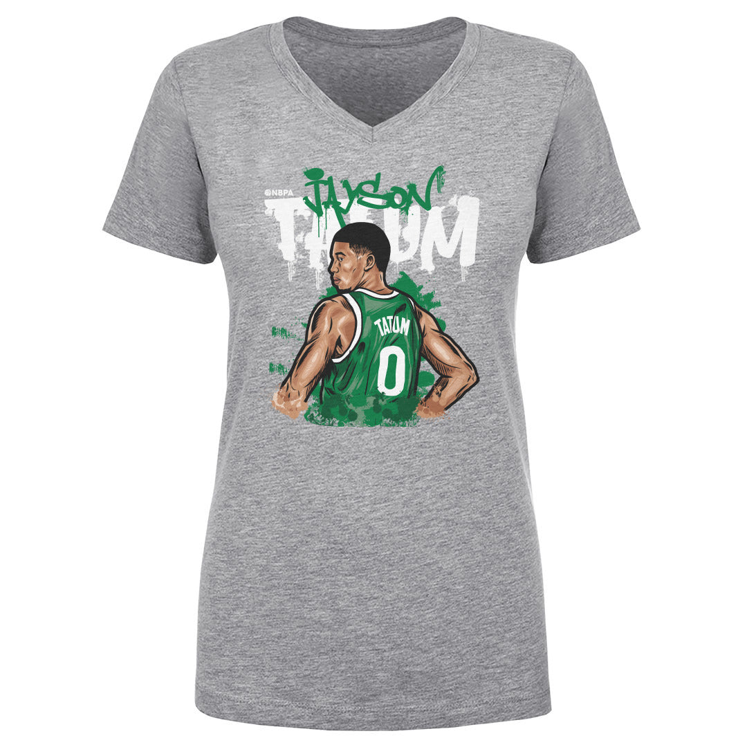 Jayson Tatum Women&#39;s V-Neck T-Shirt | 500 LEVEL