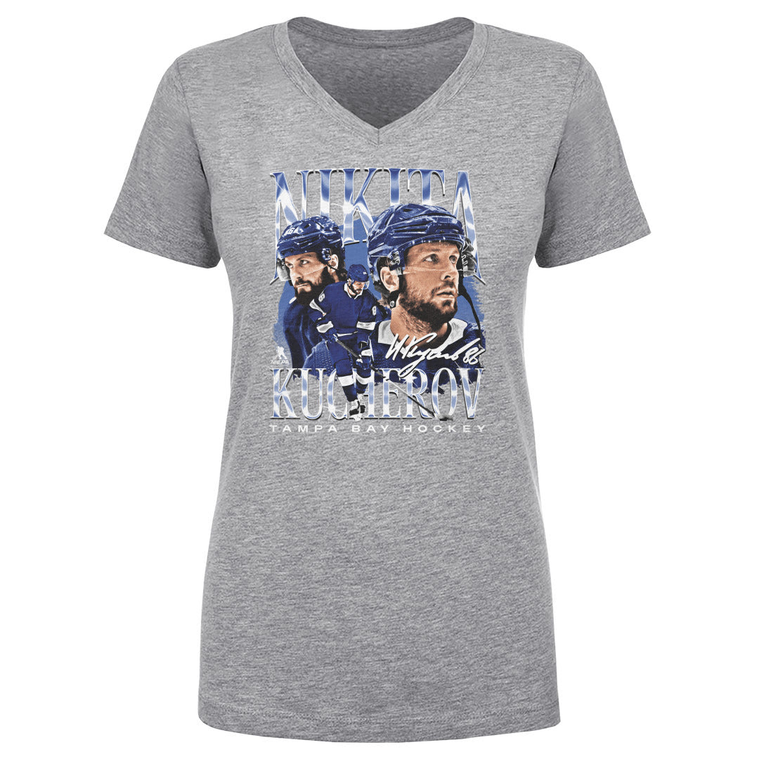 Nikita Kucherov Women&#39;s V-Neck T-Shirt | 500 LEVEL