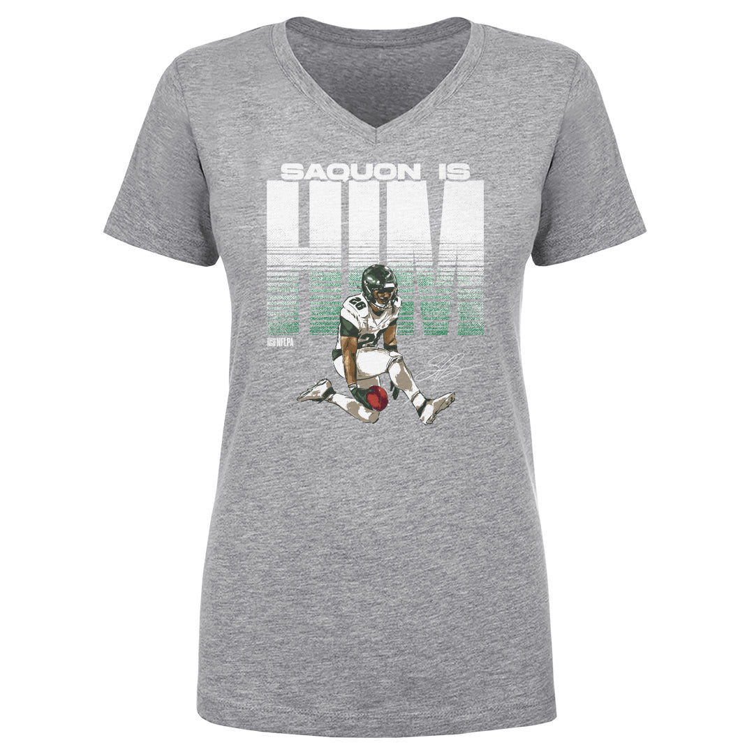 Saquon Barkley Women&#39;s V-Neck T-Shirt | 500 LEVEL