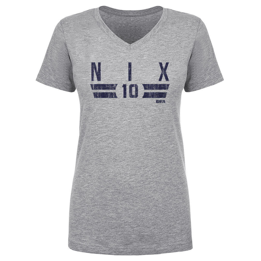 Bo Nix Women&#39;s V-Neck T-Shirt | 500 LEVEL