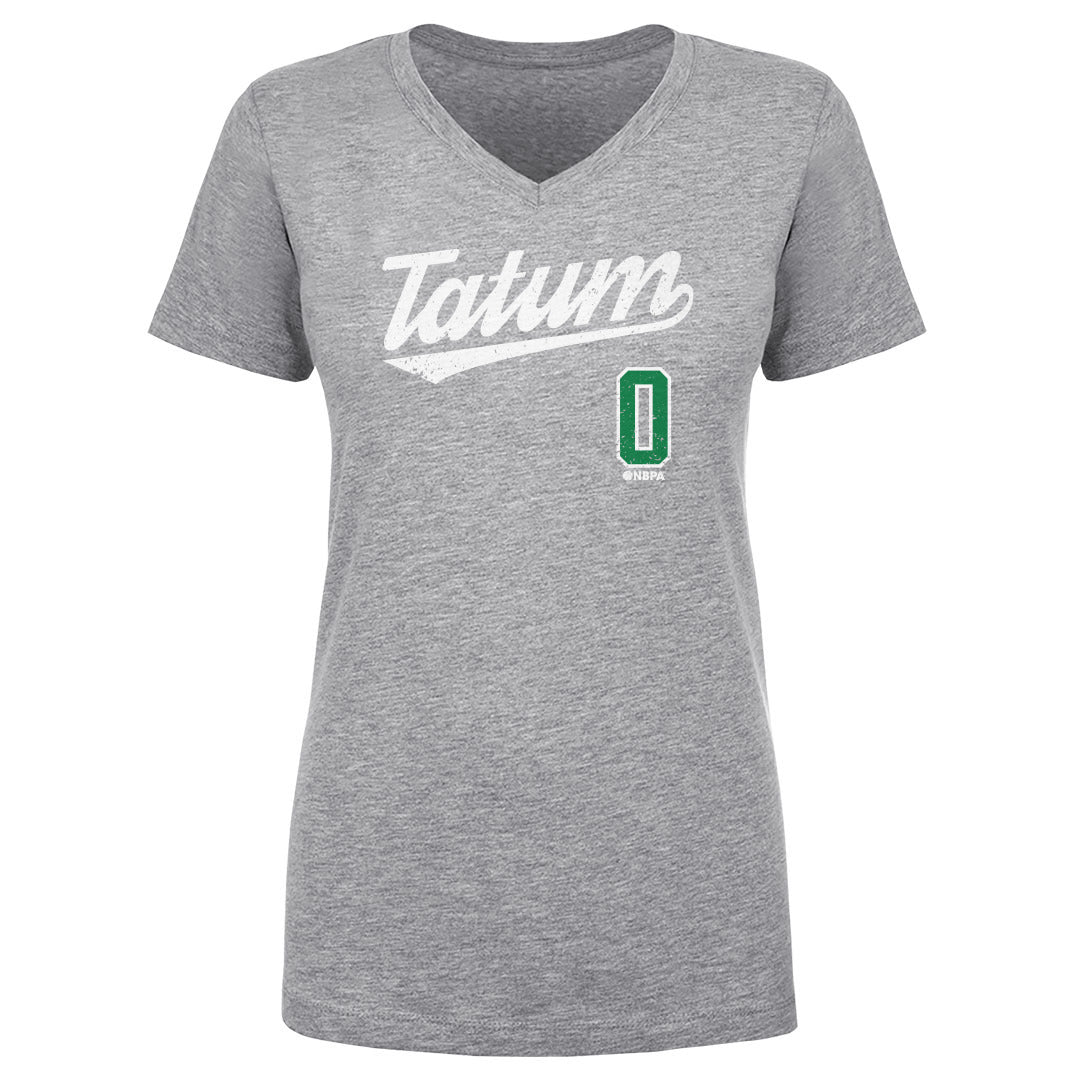 Jayson Tatum Women&#39;s V-Neck T-Shirt | 500 LEVEL