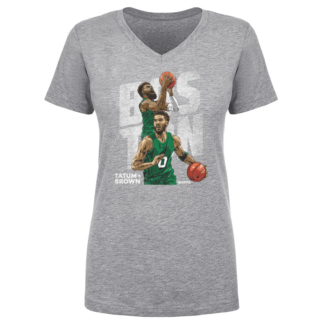 Jayson Tatum Women&#39;s V-Neck T-Shirt | 500 LEVEL