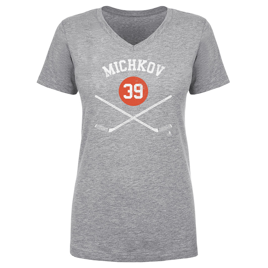 Matvei Michkov Women&#39;s V-Neck T-Shirt | 500 LEVEL